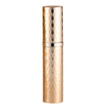 Refillable Portable Mini Perfume Atomizer for Travel, 5Ml Luxury Empty Leakproof Pump Perfume Spray Bottle Atomizer for Man and Woman (Z-Gold)