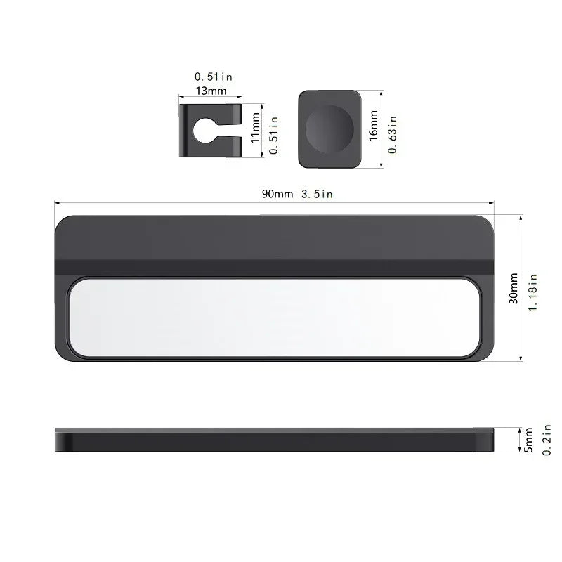 Magnetic Cable Clips Cable Smooth Adjustable Cord Holder under Desk Cable Management & Pad Wire Keeper Cable Organizer Holder
