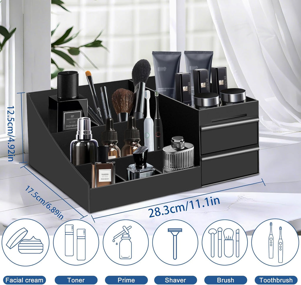 Mens Cologne Organizer,Mens Bathroom Organizer,Cologne Organizer for Men,Perfume Organizer,Cologne Stand,Cologne Shelf,Perfume Stand,Bathroom Countertop Storage,Easter Gifts for Men