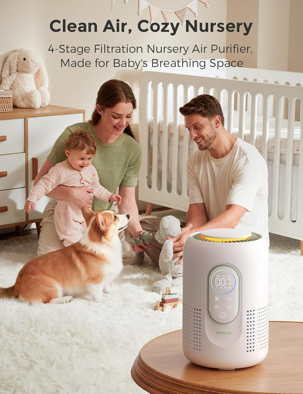 Nursery Air Purifier & Official Air Purifier Replacement Filter