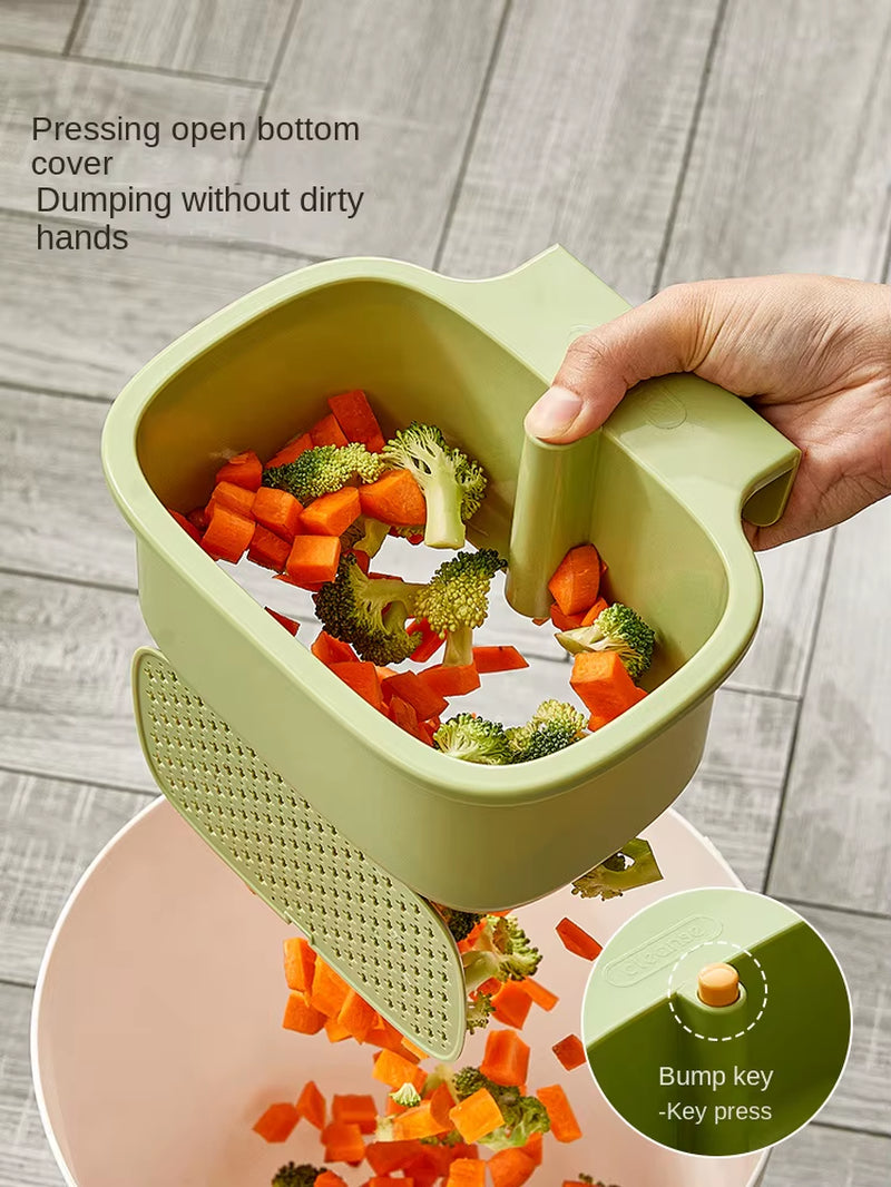 Multi-Functional Plastic Sink Filter Basket Household Food Residue Drain Hanging Basket for Kitchen Storage Colanders Strainers
