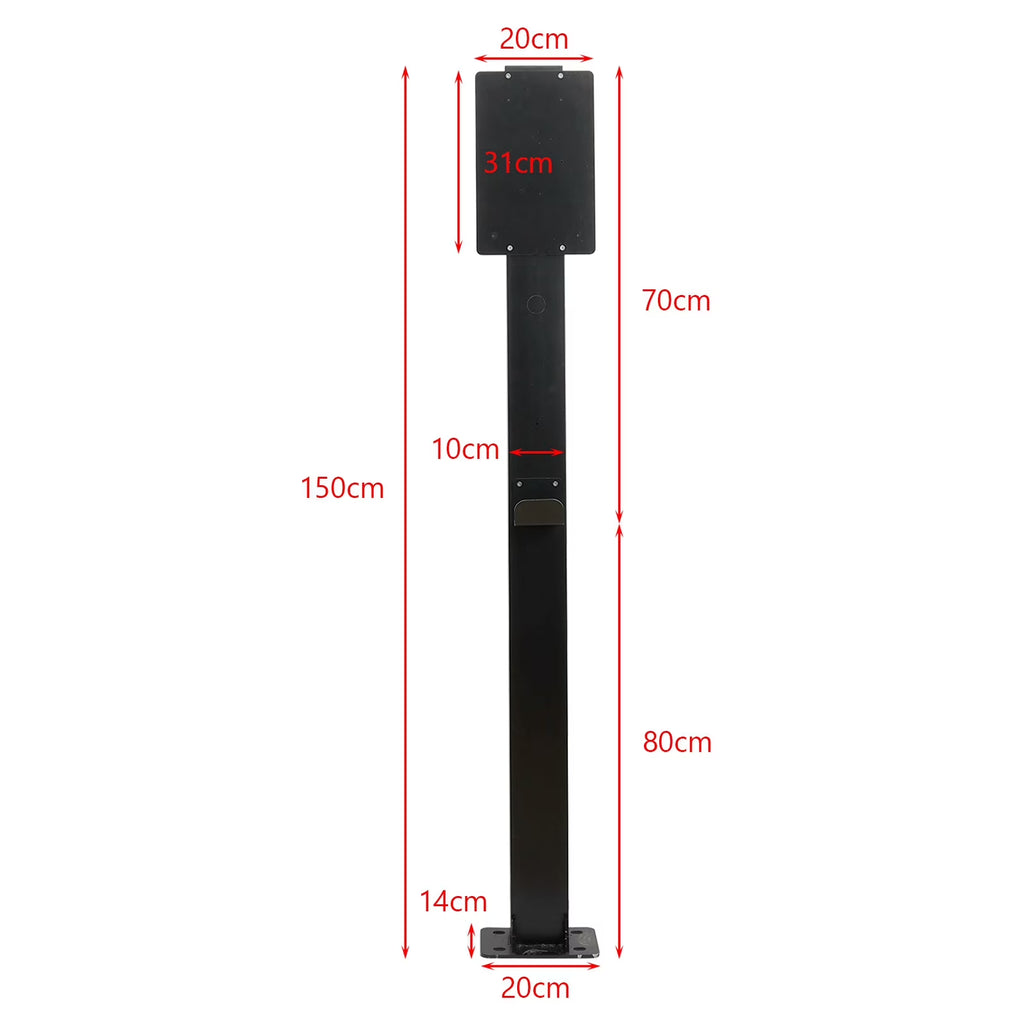 Pedestal Mounted EV Charging Station EV Charger Stand for Tesla Charging Station