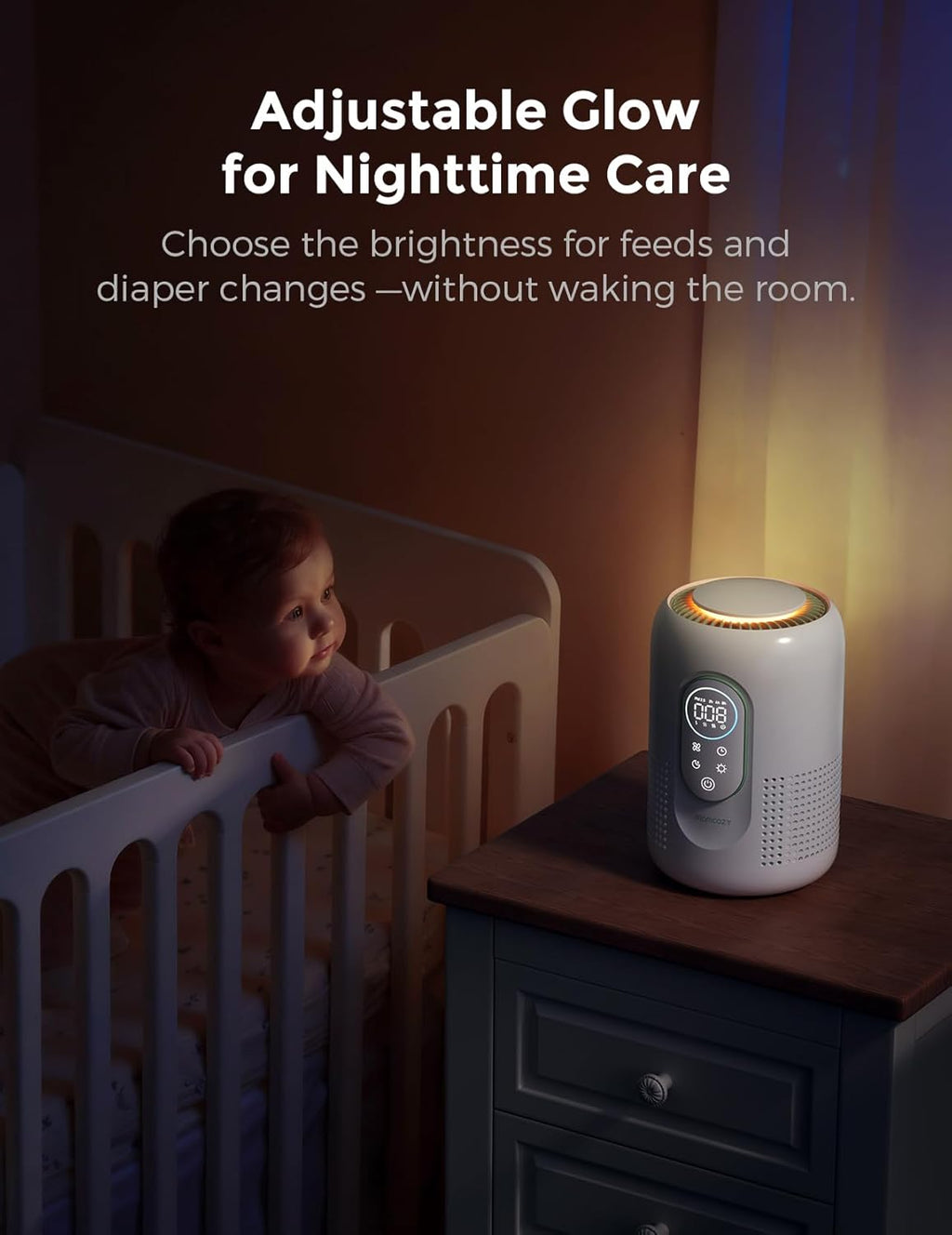Nursery Air Purifier & Official Air Purifier Replacement Filter