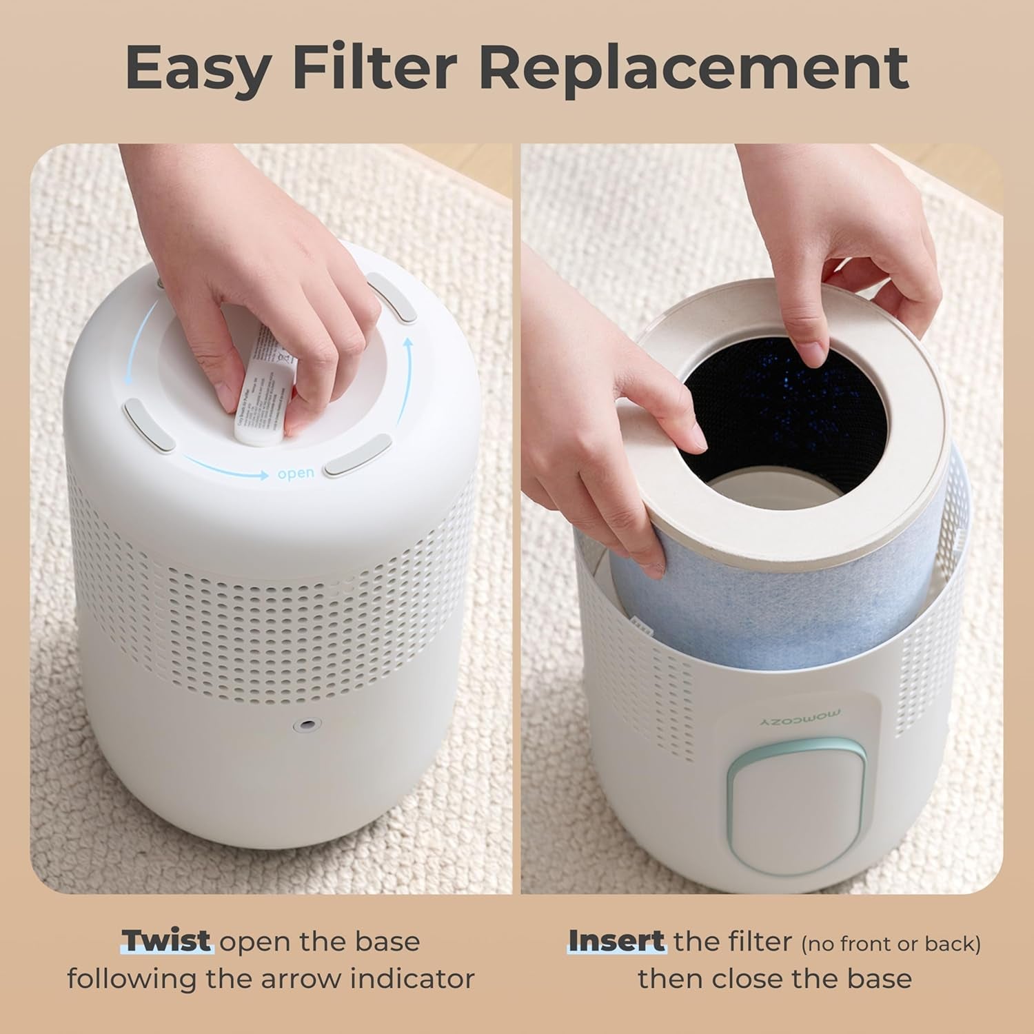 Nursery Air Purifier & Official Air Purifier Replacement Filter