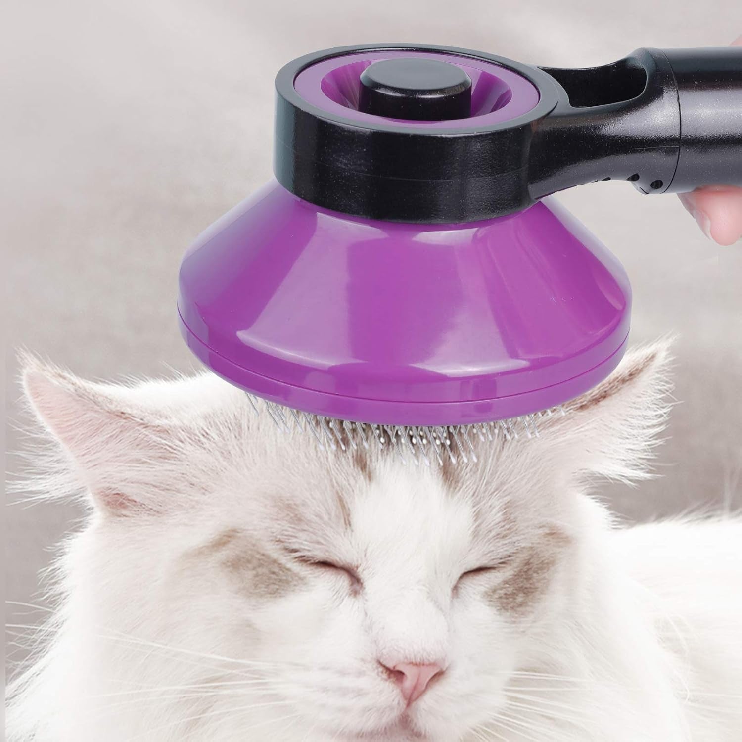 Dog Brush, Self Cleaning Slicker Brush for Cats and Dogs, Gently Removes Loose Undercoat, Mats Tangled Hairs Dog Grooming Kit