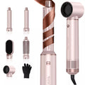 Hair Dryer 5-In-1 Brush with Hot Air Curling & Negative Ion Technology - Versatile Styler for Drying, Curling, Straightening