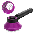 Dog Brush, Self Cleaning Slicker Brush for Cats and Dogs, Gently Removes Loose Undercoat, Mats Tangled Hairs Dog Grooming Kit