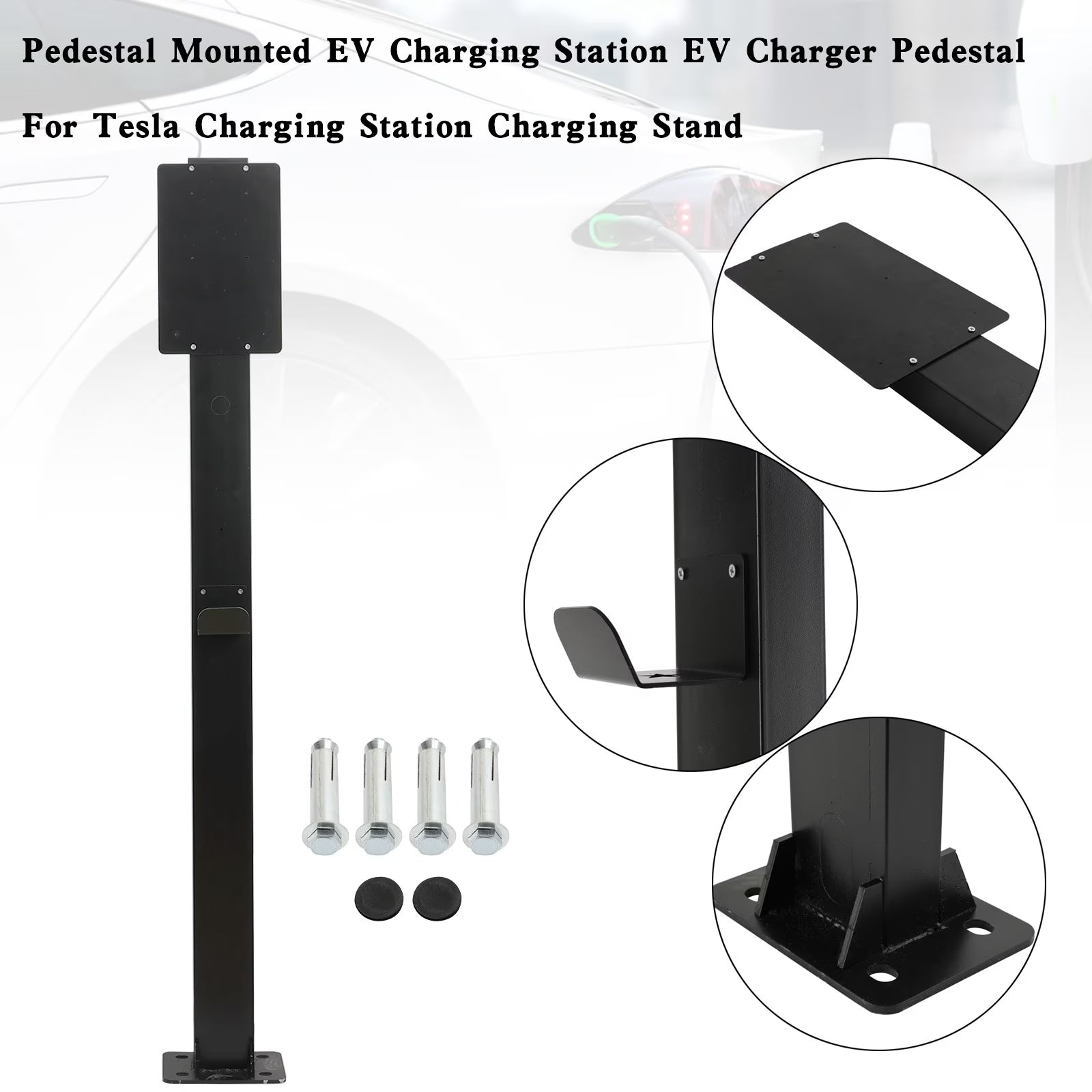 Pedestal Mounted EV Charging Station EV Charger Stand for Tesla Charging Station